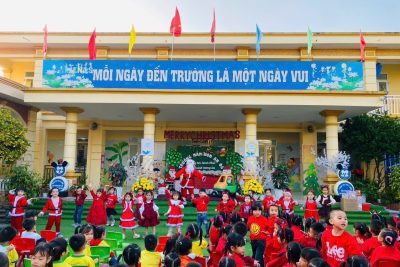 BÉ VUI NOEL – TRƯỜNG MẦM NON AN ĐỔ