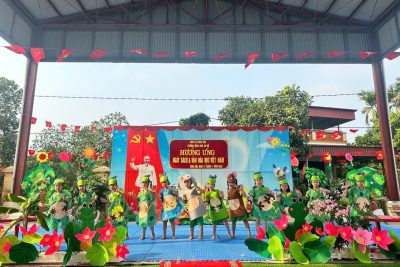HOẠT ĐỘNG NGÀY HỘI ĐỌC SÁCH TẠI TRƯỜNG MẦM NON AN ĐỔ