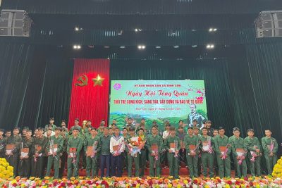 NGÀY HỘI TÒNG QUÂN – TIẾP SỨC TÂN BINH LÊN ĐƯỜNG NHẬP NGŨ