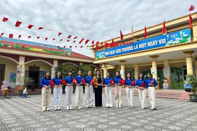 NGÀY HỘI NON SÔNG – CHI ĐOÀN TRƯỜNG MẦM NON AN ĐỔ HƯỞNG ỨNG NGÀY BẦU CỬ